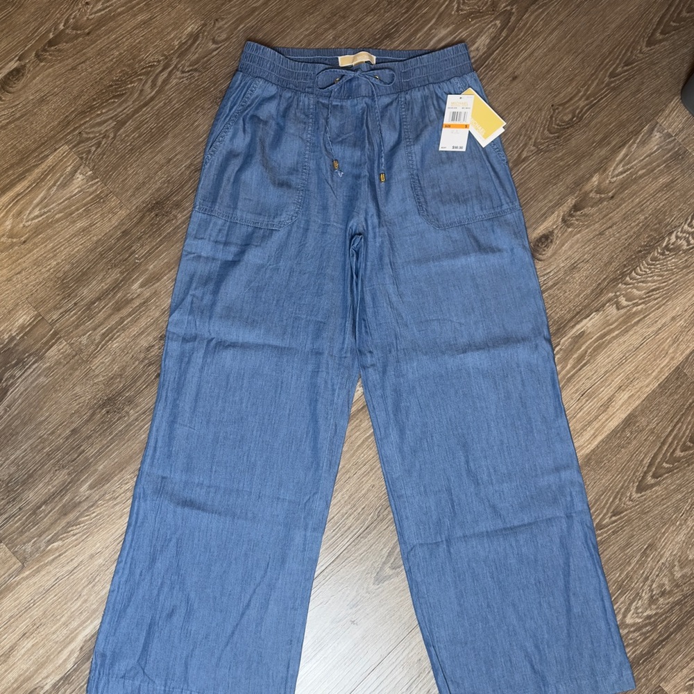 Michael Kors Blue Drawstring Pants / Trousers / BNWT